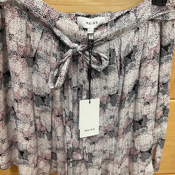 NWT REISS Jonah-Circle Printed Flip Skirt - US 4 - Picture 7 of 7